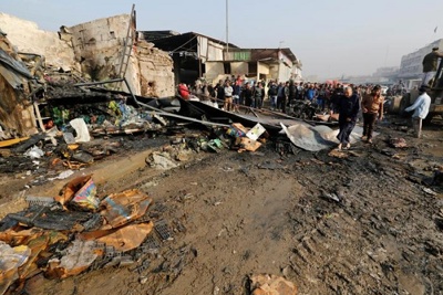 IS dùng bom xe tấn công khu chợ ở Baghdad