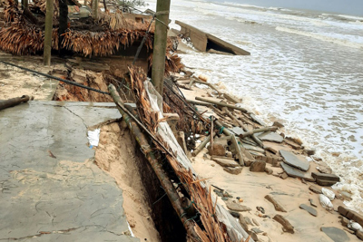 Quảng Trị: Nhiều địa bàn ven biển Cửa Việt tan hoang