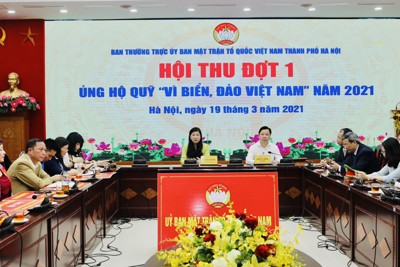 Hà Nội: 12 tỷ đồng ủng hộ Quỹ “Vì biển, đảo Việt Nam”