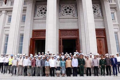 Bàn giao công trình Nhà Quốc hội phục vụ Kỳ họp thứ nhất Quốc hội Lào