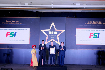 FSI thắng lớn trong  “Top 10 Doanh nghiệp CNTT Việt Nam năm 2020”