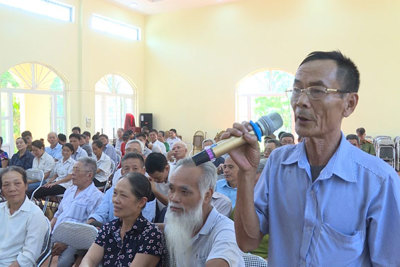 Điều chỉnh lịch tiếp xúc cử tri tại quận Thanh Xuân và quận Hai Bà Trưng
