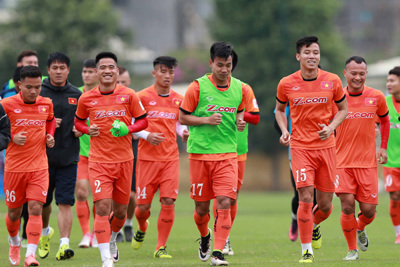 Tuyển Việt Nam tập trung chuẩn bị tham dự vòng loại Asian Cup 2019