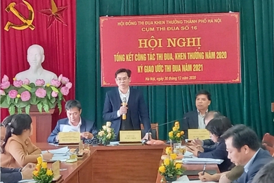 Hà Nội: Cụm thi đua số 16 ký giao ước thi đua năm 2021