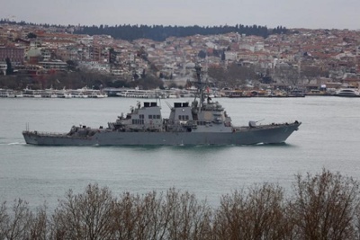 Mỹ tố chiến đấu cơ Nga áp sát "nguy hiểm" tàu khu trục trên Biển Đen