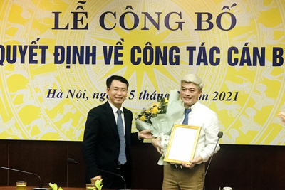 Ông Mai Trọng Thái được bổ nhiệm Phó Giám đốc Sở Tài nguyên và Môi trường Hà Nội