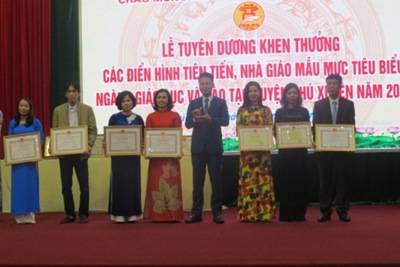 109 học sinh các trường tại Phú Xuyên đạt giải kỳ thi cấp Quốc gia và Thành phố