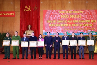 Đảng bộ quận Hoàng Mai: 94,6% tổ chức cơ sở đảng hoàn thành tốt nhiệm vụ
