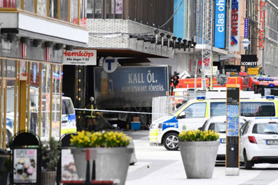 Vụ đâm xe tại Thụy Điển có dấu hiệu tấn công khủng bố