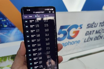 VinaPhone phủ sóng 5G tại Hà Nội và TP Hồ Chí Minh