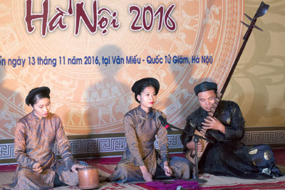 Liên hoan tài năng trẻ ca trù Hà Nội - 2016