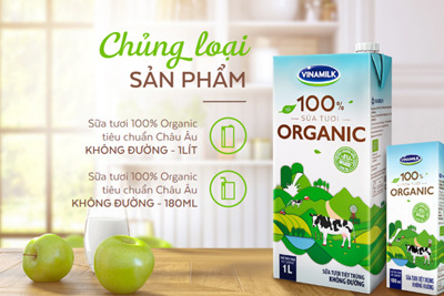 Bước tiến mới trong lĩnh vực organic của ngành sữa Việt