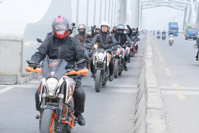 160 biker diễu hành moto tưởng nhớ Trần Lập