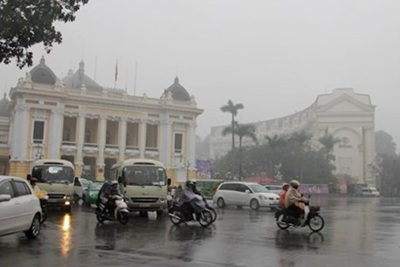 Thời tiết hôm nay 16/1: Hà Nội có mưa vài nơi, nhiệt độ cao nhất 21 độ C