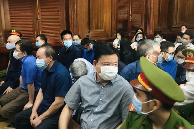 Bị cáo Đinh La Thăng - nguyên Bộ trưởng Bộ GTVT bị tuyên phạt 10 năm tù
