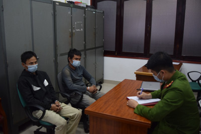Quảng Ninh: Bắt 2 đối tượng trốn chốt kiểm soát phòng dịch Covid-19 để đi mua ma túy