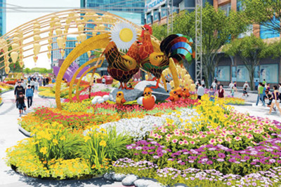 TP Hồ Chí Minh sẽ tổ chức thi thiết kế đường hoa Nguyễn Huệ