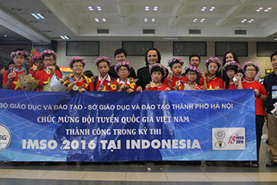Học sinh Việt giành điểm số cao nhất thế giới tại kỳ thi IMSO 2016