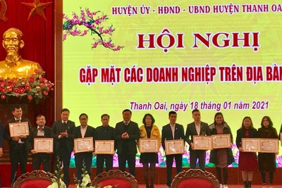 Huyện Thanh Oai: Hơn 1.400 doanh nghiệp nộp ngân sách trên 200 tỷ đồng