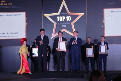 Tiền Phong TF đạt danh hiệu top 10 doanh nghiệp CNTT 2020