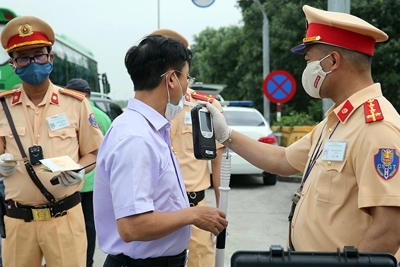 Cục Cảnh sát giao thông bố trí 5 tổ công tác bảo đảm an toàn giao thông tại Hà Nội