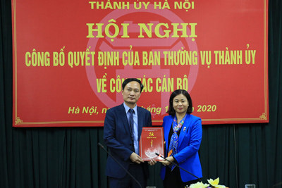 Ông Phạm Minh Anh giữ chức Hiệu trưởng Trường Đào tạo cán bộ Lê Hồng Phong