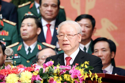 Toàn văn phát biểu của Tổng Bí thư, Chủ tịch nước Nguyễn Phú Trọng tại phiên bế mạc Đại hội Đảng