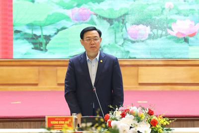 Bí thư Thành ủy Vương Đình Huệ: Quận Hà Đông phải phấn đấu trở thành cực tăng trưởng của thành phố