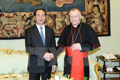 Chủ tịch nước hội kiến Giáo hoàng Francis, gặp Thủ tướng Vatican