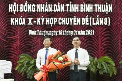 Ông Lê Tuấn Phong giữ chức Chủ tịch UBND tỉnh Bình Thuận