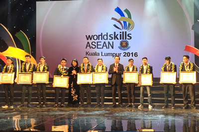 Vinh danh các thí sinh đạt giải kỳ thi tay nghề Asean lần thứ XI