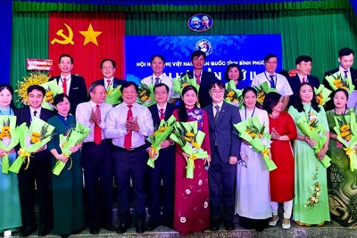 Hội hữu nghị Việt Nam-Hàn Quốc tỉnh Bình Phước: Hỗ trợ ngành giáo dục khoảng 2 tỷ đồng