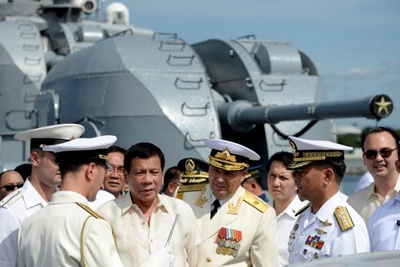 Ông Duterte muốn Nga trở thành đồng minh của Philippines