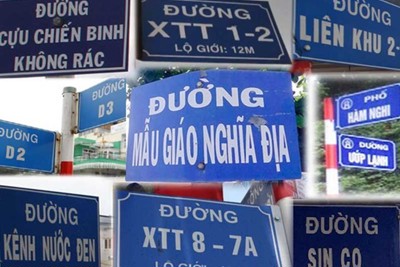 TP Hồ Chí Minh rà soát tên đường thiếu thẩm mỹ