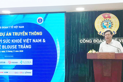 Tiêu thụ 5 triệu khẩu trang mang thông điệp vì sức khỏe Việt Nam và bảo vệ Blouse trắng