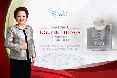 Madame Nguyễn Thị Nga – Doanh nhân Việt Nam duy nhất được tôn vinh Đại sứ Thương mại toàn cầu 2020