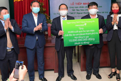 Vietcombank tặng quà Tết cho 20.000 nạn nhân chất độc da cam/dioxin