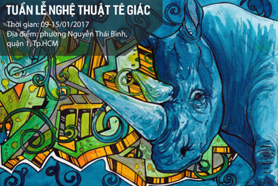 TP Hồ Chí Minh: 12 góc phố được nghệ thuật hóa thông điệp bảo vệ loài Tê giác
