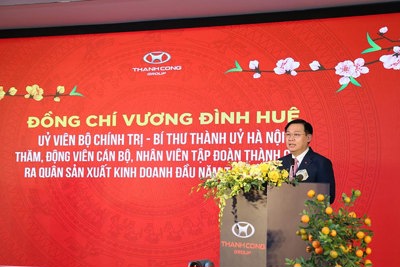 Bí thư Thành ủy Hà Nội Vương Đình Huệ: Tạo điều kiện tốt nhất để Tập đoàn Thành Công và các doanh nghiệp hoạt động sản xuất, kinh doanh