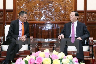 Chủ tịch nước tiếp Tổng Giám đốc tập đoàn TATA tại Việt Nam