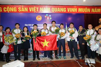 Học sinh Hà Nội giành 5 Huy chương Vàng Olympic Quốc tế IOM lần thứ V