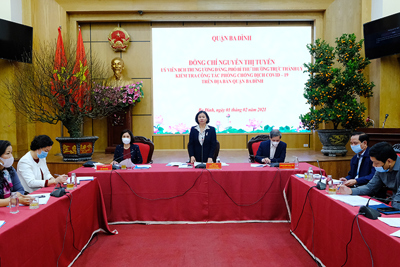 Phó Bí thư Thường trực Thành ủy Nguyễn Thị Tuyến: Đảm bảo nguồn lực cao nhất trong phòng chống dịch Covid-19