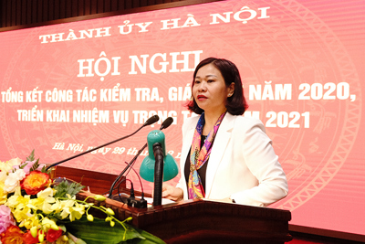 Phó Bí thư Thường trực Thành ủy Nguyễn Thị Tuyến: Tạo chuyển biến mạnh mẽ trong công tác kiểm tra, giám sát của Đảng
