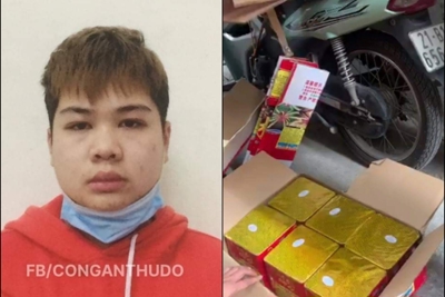 Hà Nội: Mua bán pháo nổ ở Nghĩa Đô, nam thanh niên bị bắt quả tang