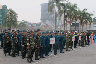 Quận Ba Đình: Không lơ là luyện tập kỹ năng cứu nạn