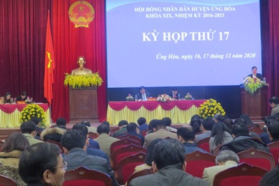 Huyện Ứng Hòa hoàn thành 103/144 dự án trọng điểm