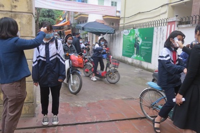 Huyện Thường Tín (Hà Nội): Gần 57.000 học sinh đi học trở lại