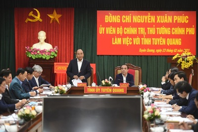 Thủ tướng Chính phủ: Tuyên Quang phải là hình mẫu về phát triển kinh tế lâm nghiệp