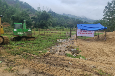 Quảng Nam: Xây dựng khu tái định cư cho người dân Trà Leng