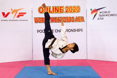 Võ sĩ của Hà Nội giành huy chương tại giải vô địch quyền Taekwondo Châu Á đặc biệt của lịch sử